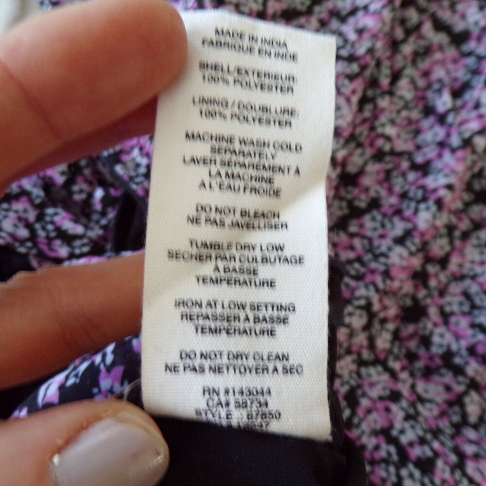 NWT Avec les filles floral mini dress M - Picture 12 of 12